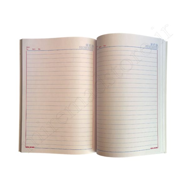 دفتر80برگ تک خط ته چسب گلبرگ GOLBARG - Image 12