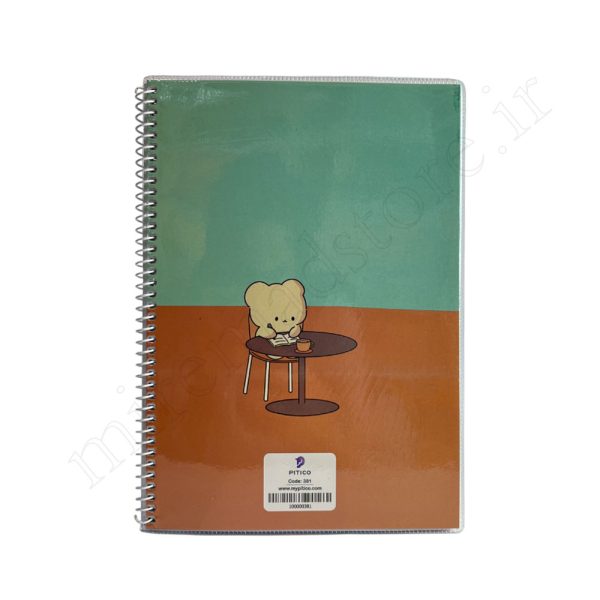 دفتر 60 برگ مجلد خطی فانتزی پیتیکو Pitico - Image 4