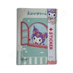 دفتر 60 برگ خطی حاشیه دار کرومی Pitico - Image 5