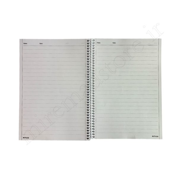 دفتر 100 برگ خطی فانتزی پیتیکو Pitico - Image 7
