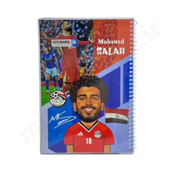 دفتر 50 برگ تک خط فوتبالی مجلد گلبرگ Golbarg - Image 3