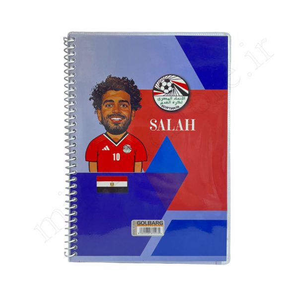 دفتر 50 برگ تک خط فوتبالی مجلد گلبرگ Golbarg - Image 4