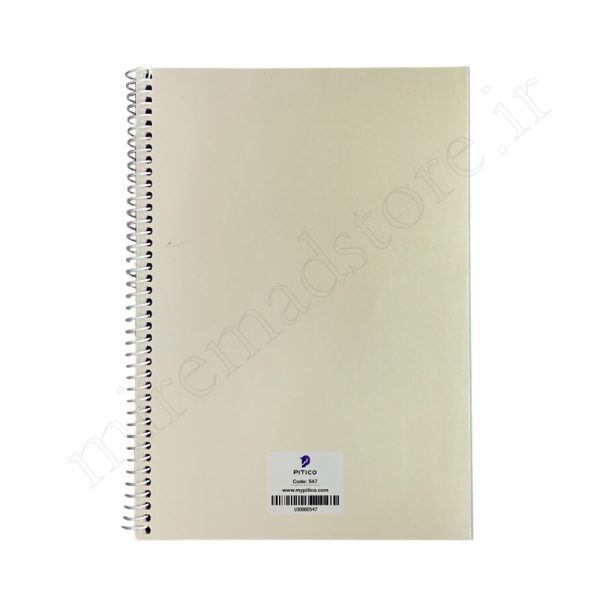دفتر 80 برگ مقوایی پیتیکو Pitico Flower - Image 7