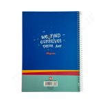دفتر زبان 60 برگ فنری دوخط کینگ King English - Image 2