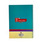 دفتر زبان 60 برگ فنری دوخط کینگ King English - Image 6