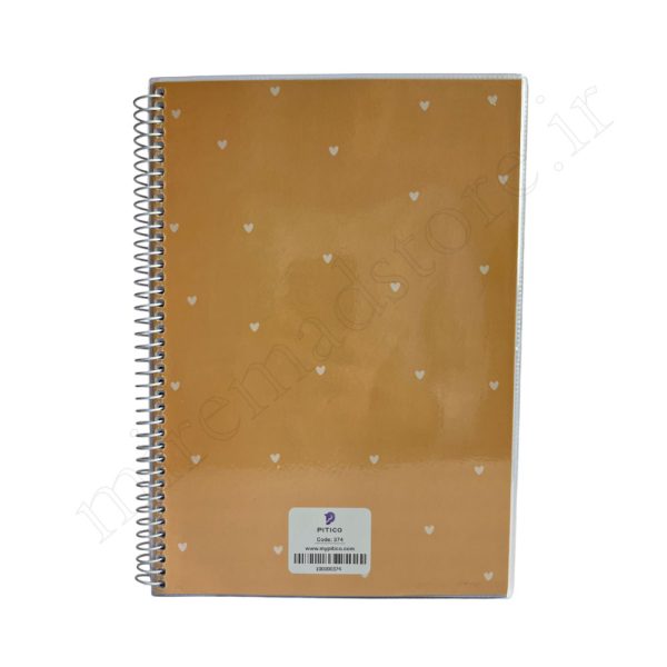 دفتر100برگ تک خط مجلد تک فنر پیتیکو PITICO 374 - Image 2