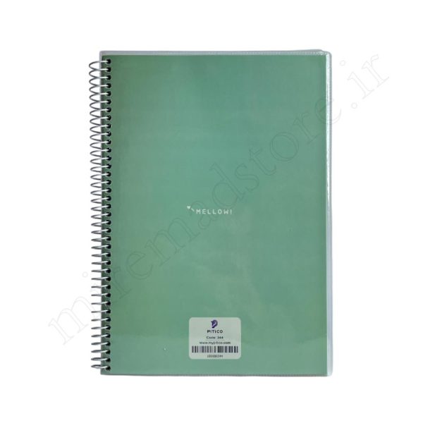 دفتر 100 برگ تک خط مجلد فنری پیتیکو PITICO-344 - Image 4
