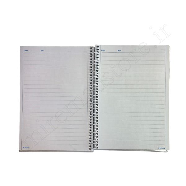 دفتر40برگ تک خط مجلدفنری PITICO-371 - Image 6