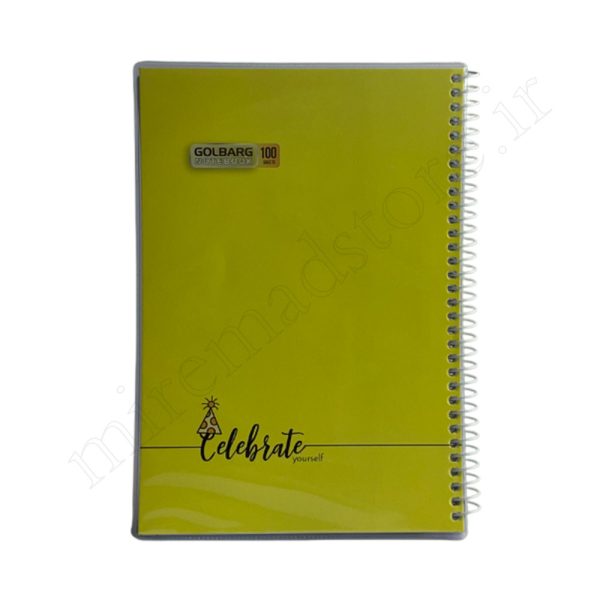 دفتر100برگ تک خط مجلدفنری گلبرگ GOLBARG - Image 3