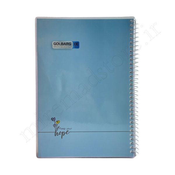 دفتر100برگ تک خط مجلدفنری گلبرگ GOLBARG - Image 5