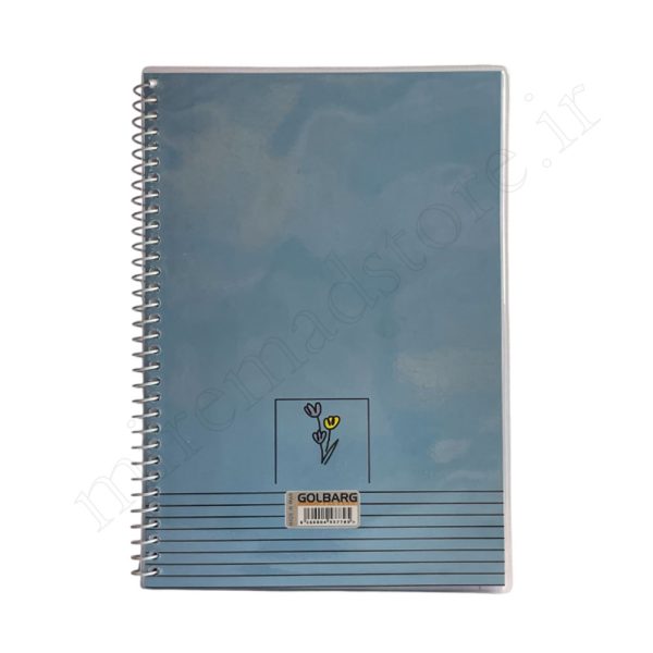 دفتر100برگ تک خط مجلدفنری گلبرگ GOLBARG - Image 6