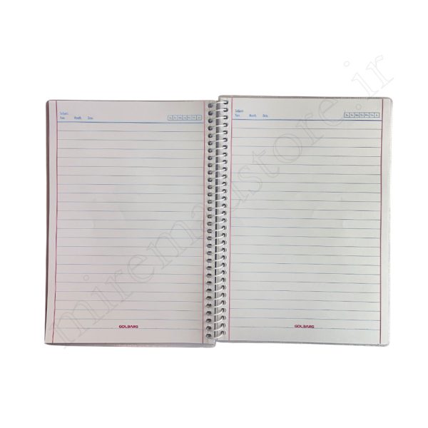 دفتر100برگ تک خط مجلدفنری گلبرگ GOLBARG - Image 7