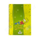 دفتر شطرنجی 50برگ 1CM فنری گلبرگ GOLBARG - Image 2