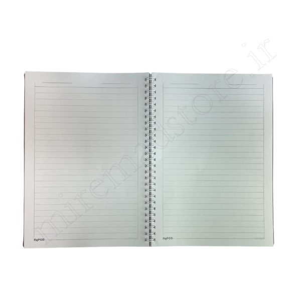 دفتر60برگ تک خط فنری پاپکوPAPCO NB-615 - Image 4