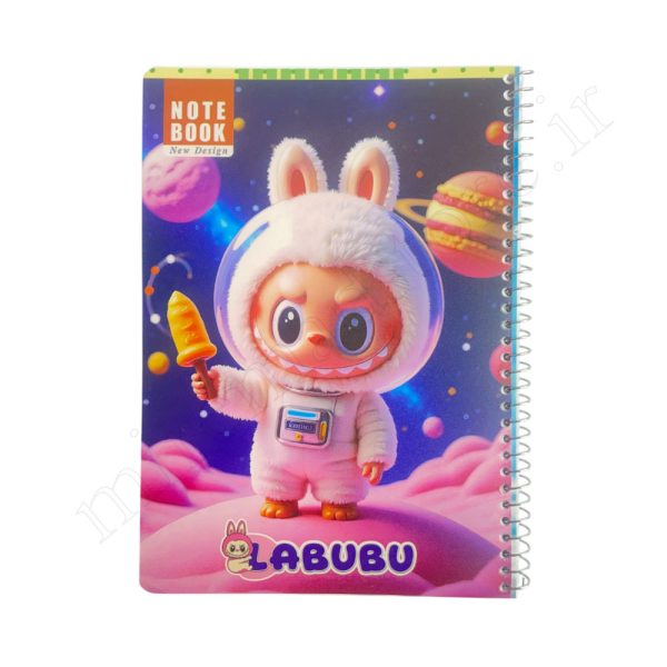 دفترنقاشی50برگ طلقی فنری لبوبو LABUBU - Image 1