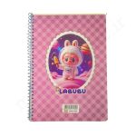 دفترنقاشی50برگ طلقی فنری لبوبو LABUBU - Image 2