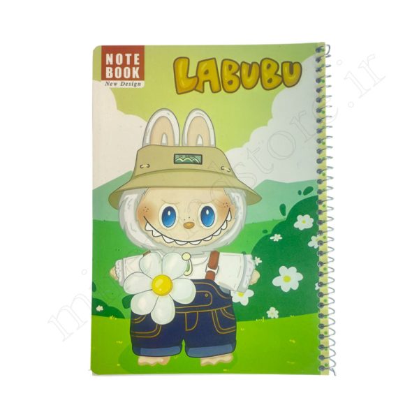 دفترنقاشی50برگ طلقی فنری لبوبو LABUBU - Image 3
