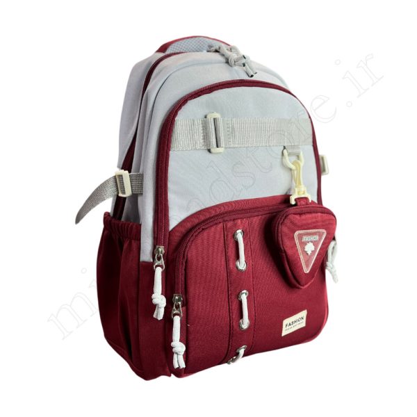 کوله پشتی کلاسیک طنابی3 زیپFASHON - Image 6