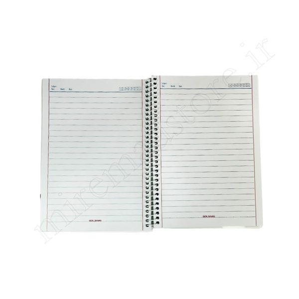 دفتر 100 برگ طلقی صدفی گلبرگ Golbarg - Image 5